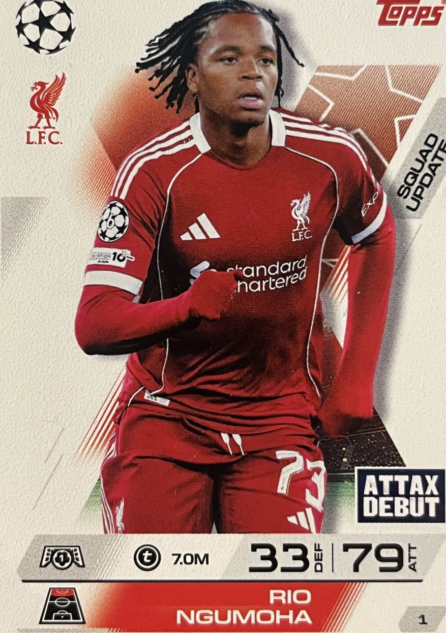 Rio Ngumoha 2026 2026 Topps Match Attax Extra 2026 #1