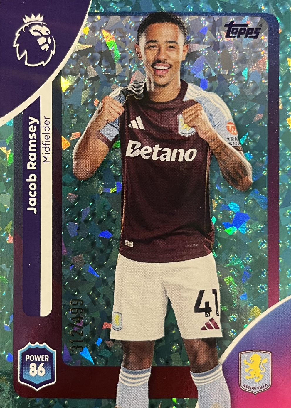 Jacob Ramsey 2026 2026 Topps Premier League #29