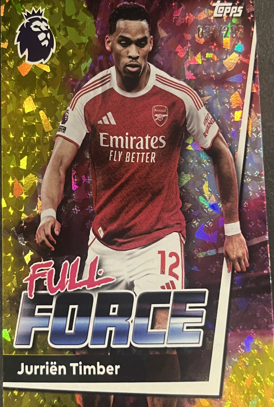 Jurriën Timber 2026 2026 Topps Premier League #17