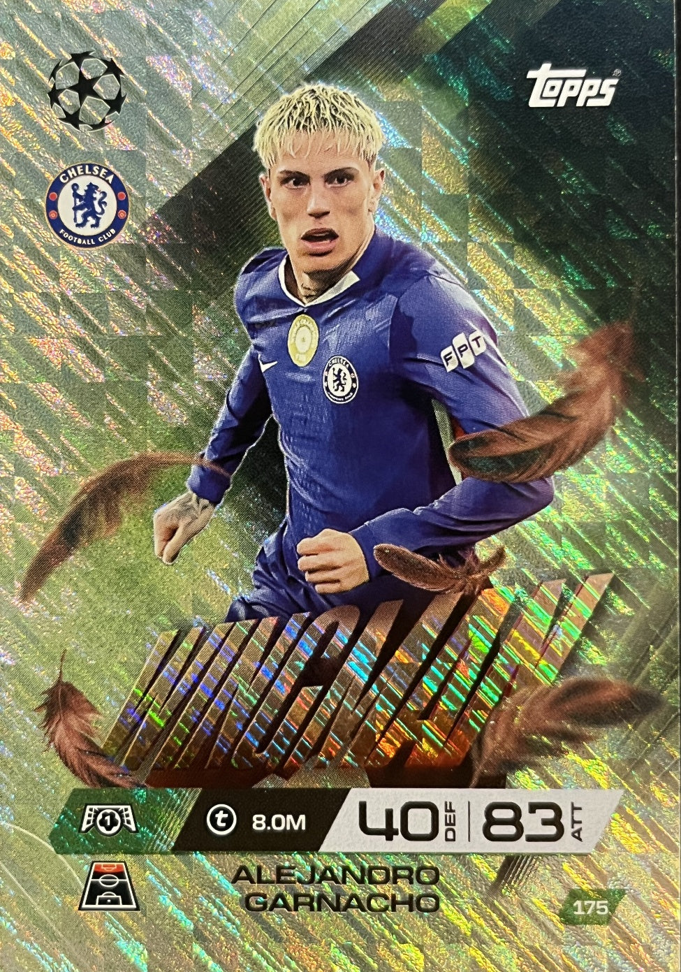 Alejandro Garnacho 2026 2026 Topps Match Attax Extra 2026 #175