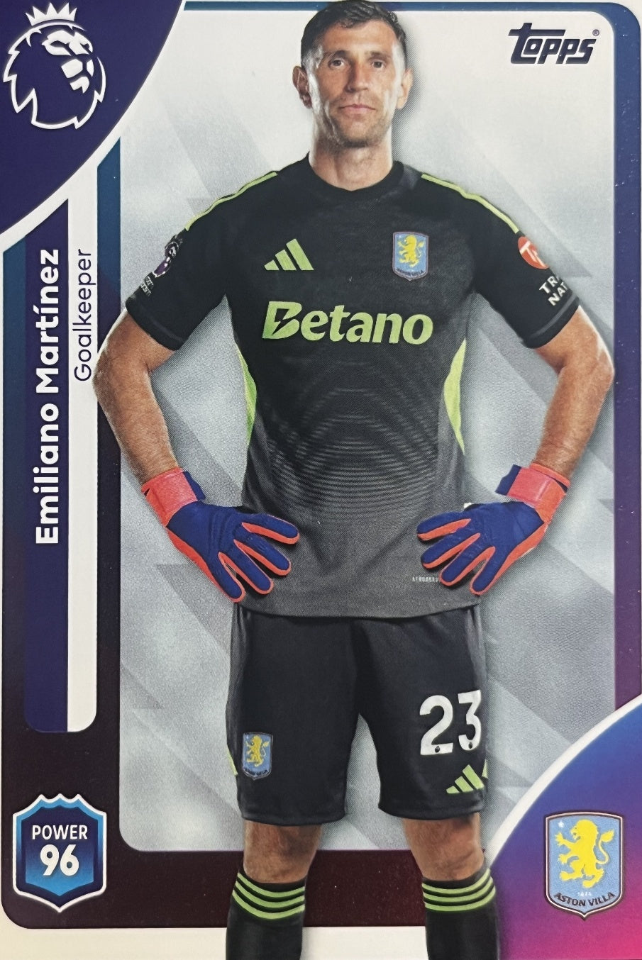 Emiliano Martínez 2026 2026 Topps Premier League #20