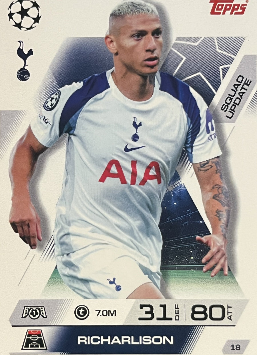 Richarlison 2026 2026 Topps Match Attax Extra 2026 #18