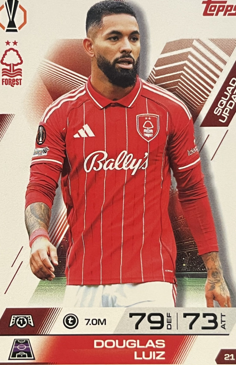 Douglas Luiz 2026 2026 Topps Match Attax Extra 2026 #21