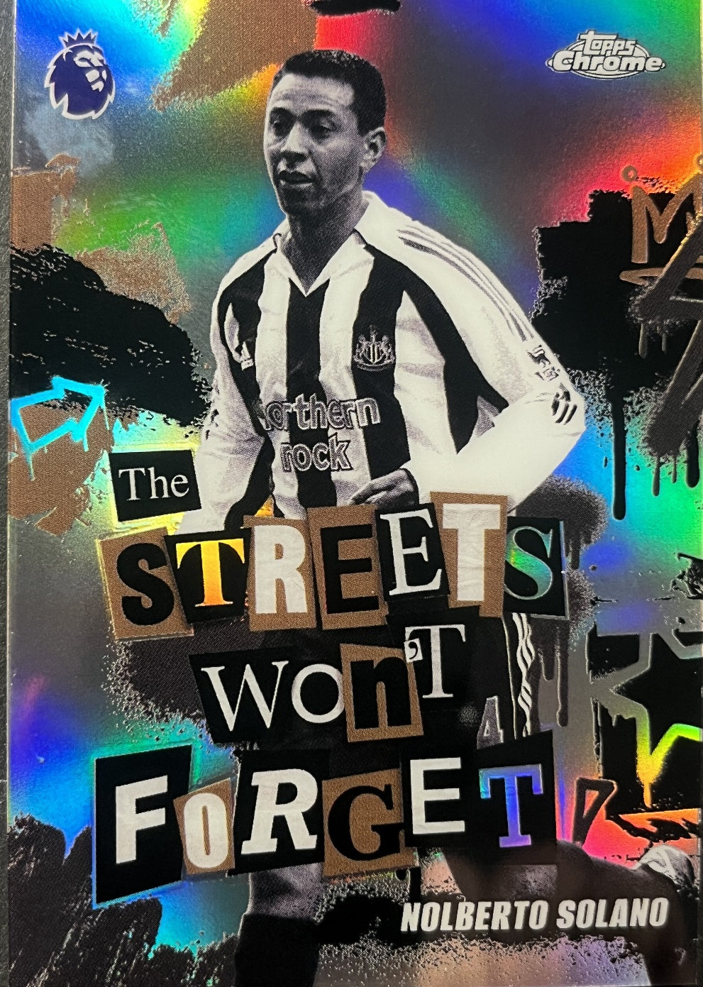 Nolberto Solano 2026 2026 Topps Premier League Chrome #SWF-13