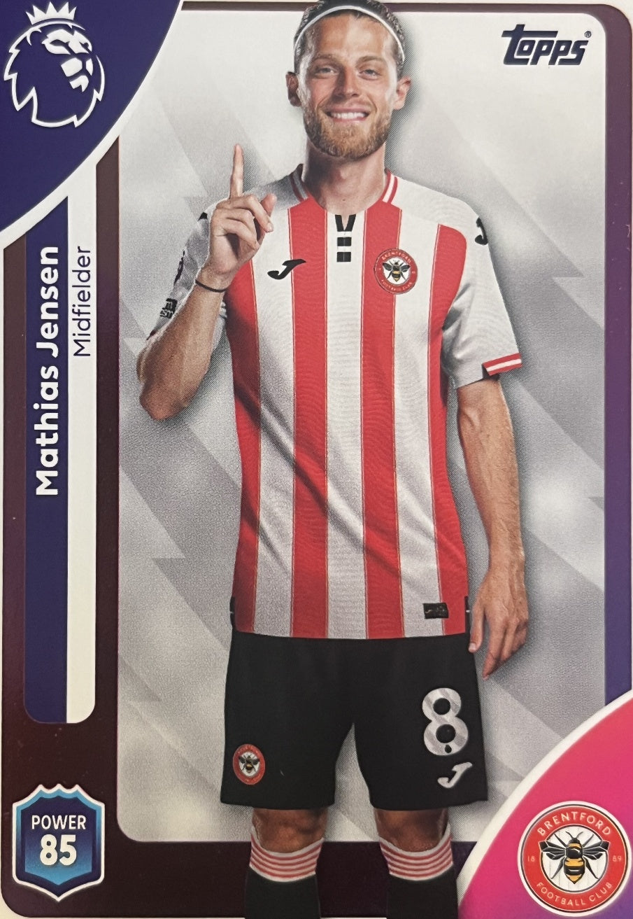 Mathias Jensen 2026 2026 Topps Premier League #61