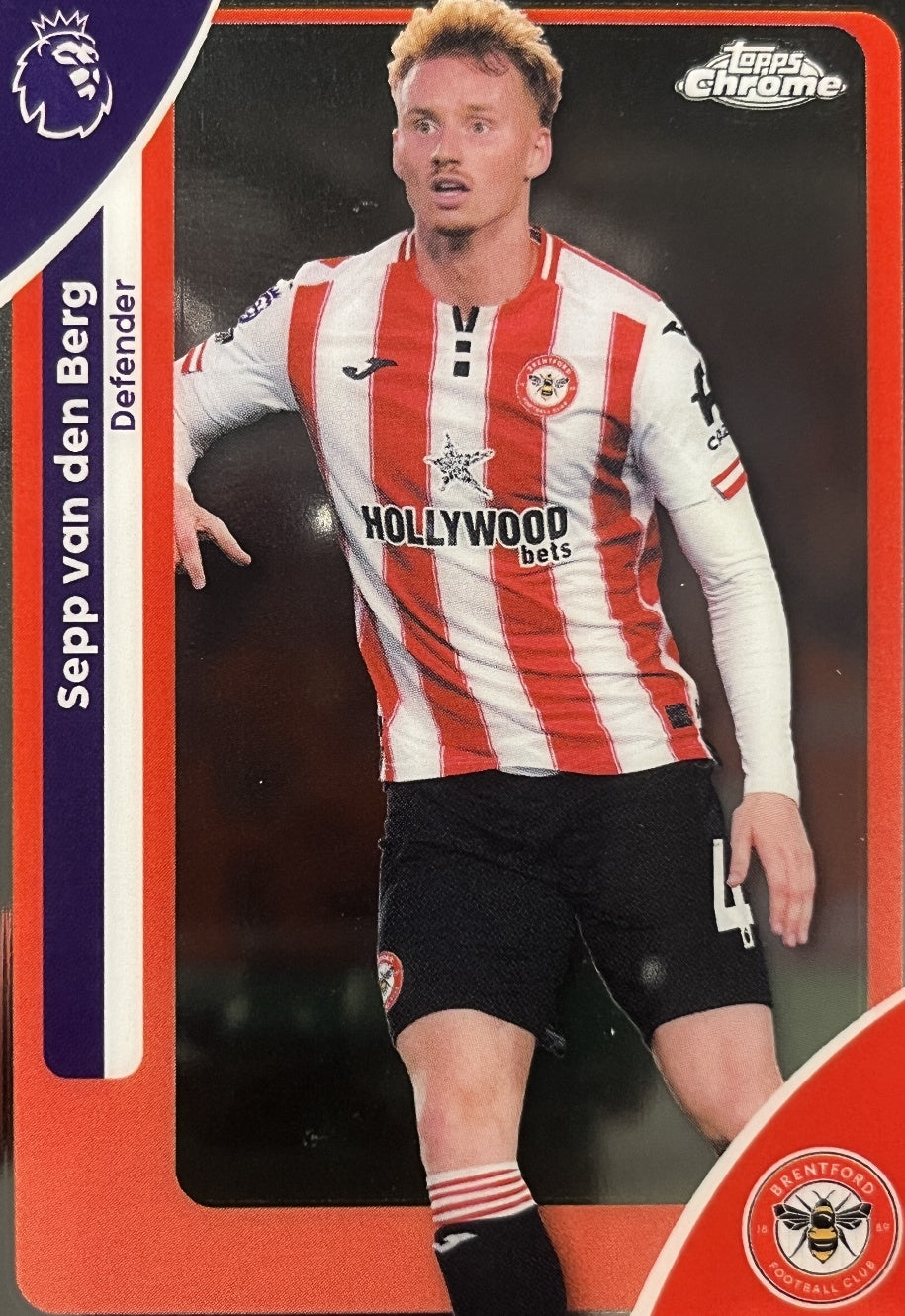 Sepp van den Berg 2026 2026 Topps Premier League Chrome #38