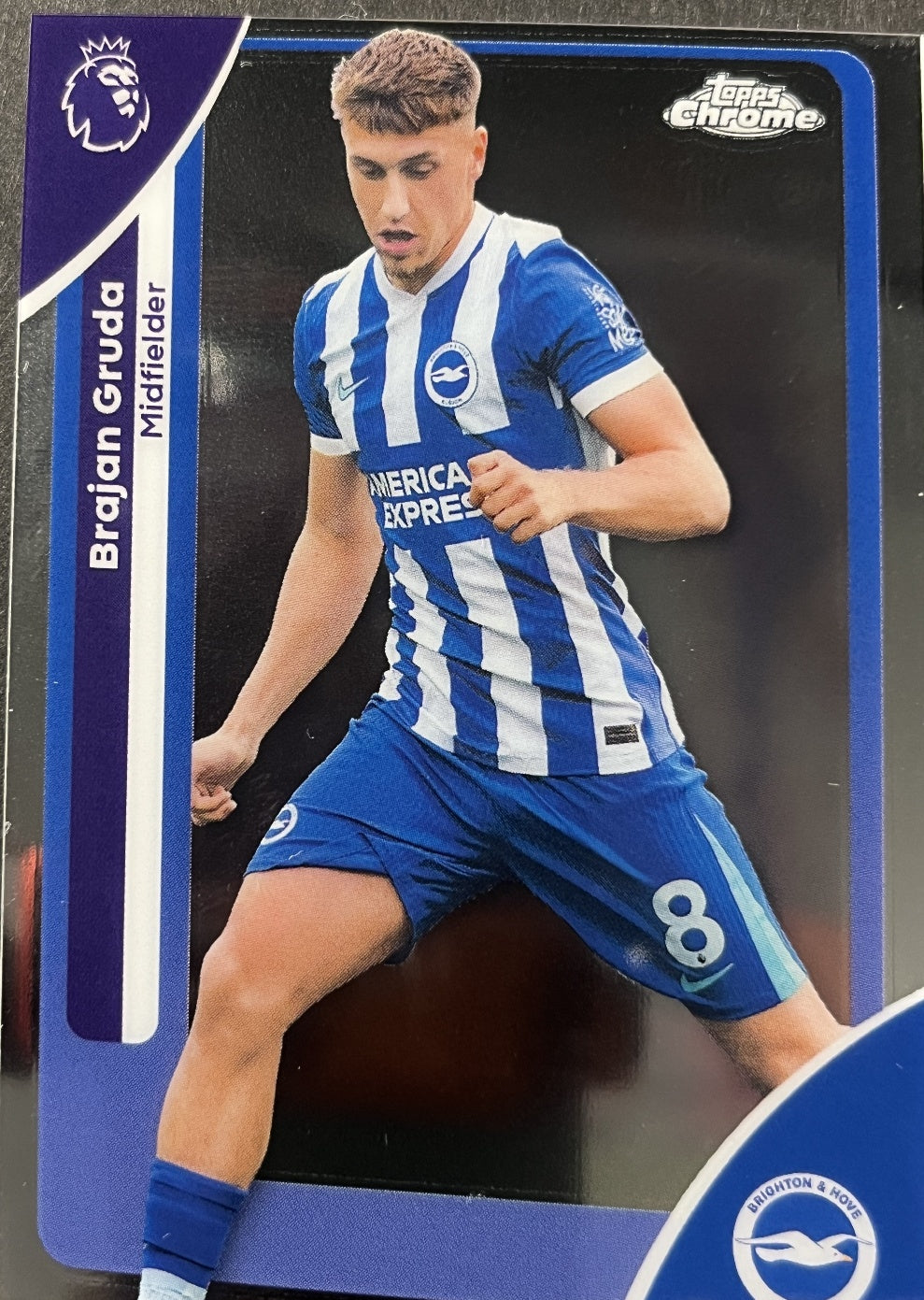 Brajan Gruda 2026 2026 Topps Premier League Chrome #41