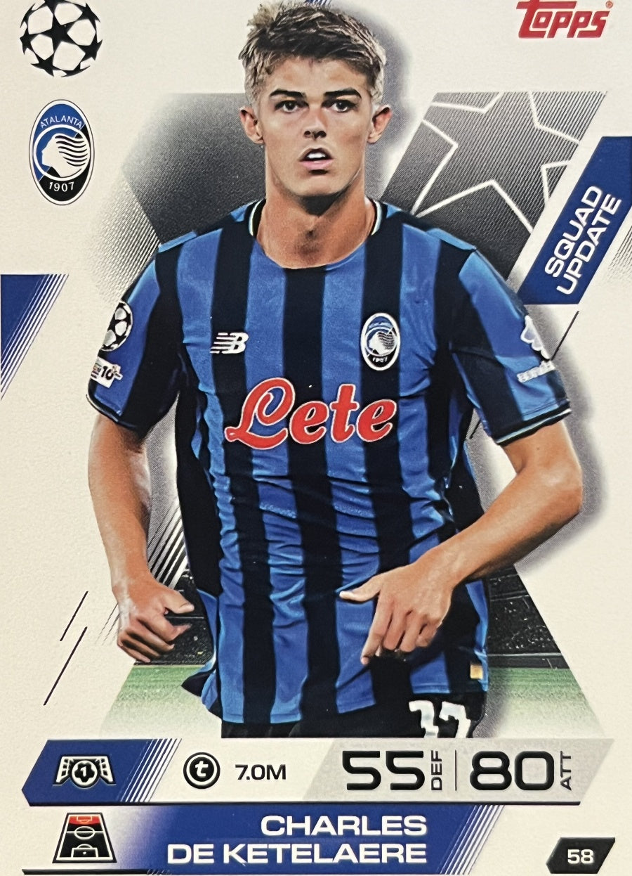 Charles De Ketelaere 2026 2026 Topps Match Attax Extra 2026 #58