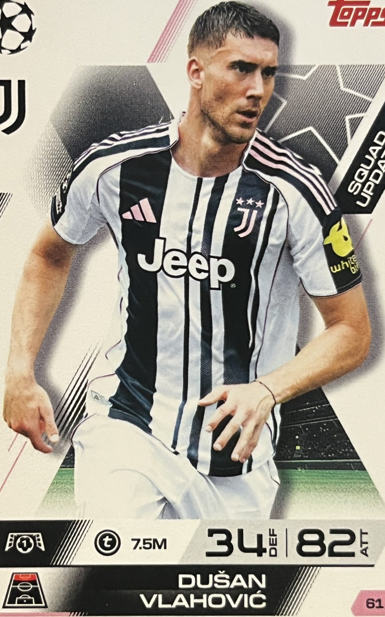 Dusan Vlahovic 2026 2026 Topps Match Attax Extra 2026 #61