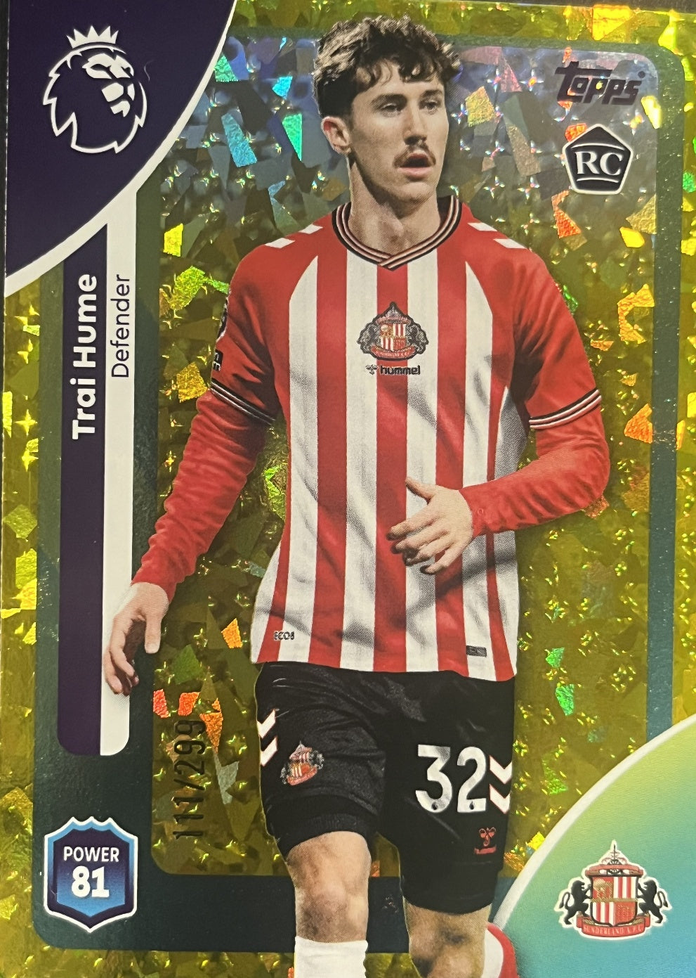 Trai Hume 2026 2026 Topps Premier League #345
