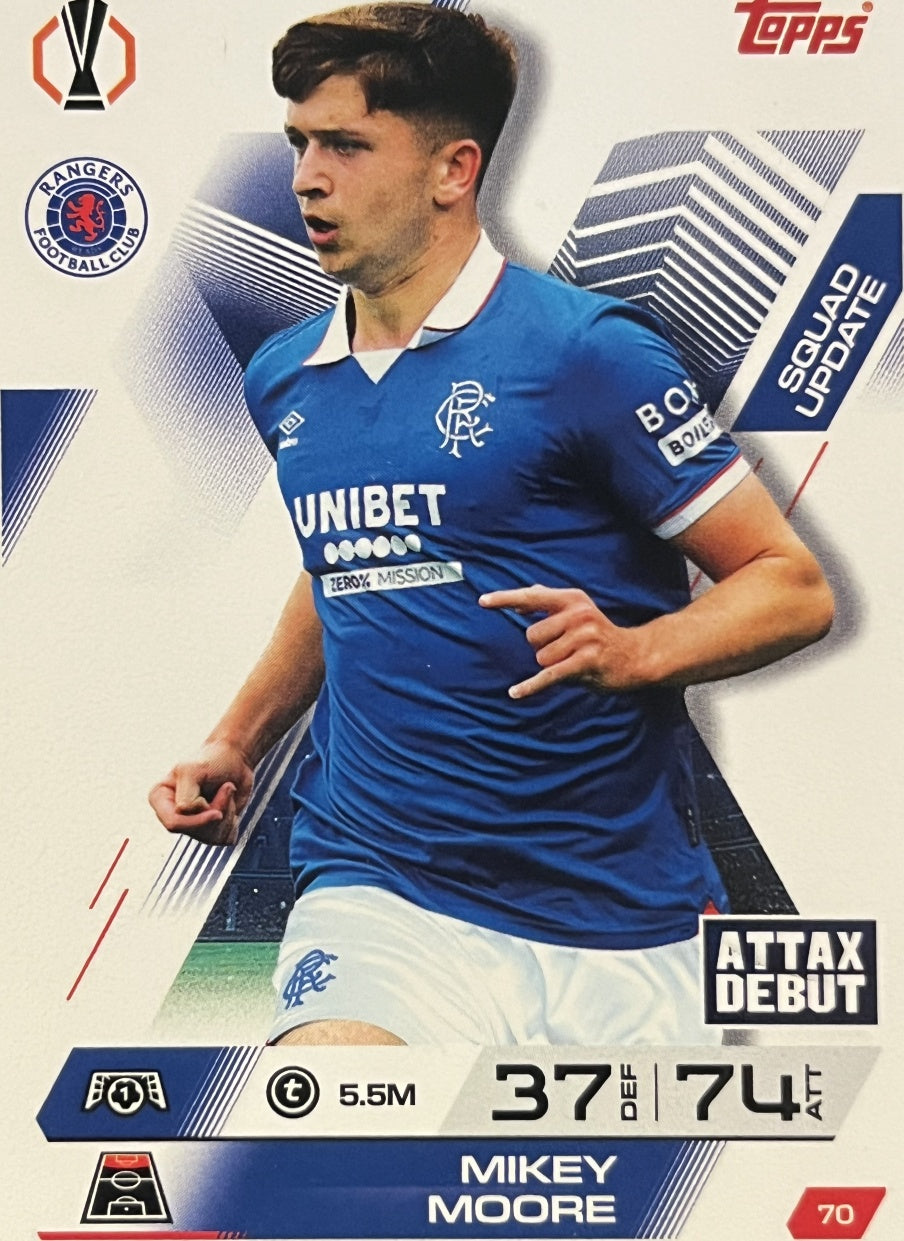 Mikey Moore 2026 2026 Topps Match Attax Extra 2026 #70
