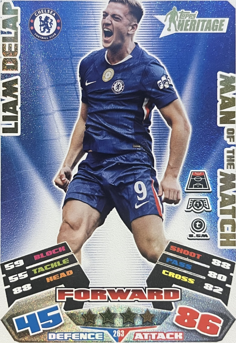 Liam Delap 2026 2026 Topps Match Attax Extra 2026 #263