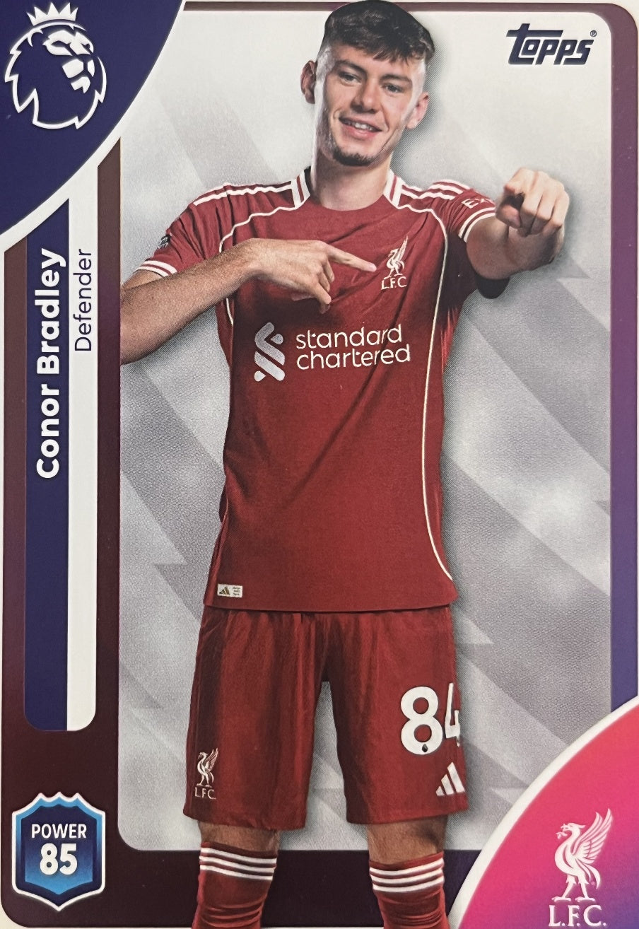 Conor Bradley 2026 2026 Topps Premier League #168