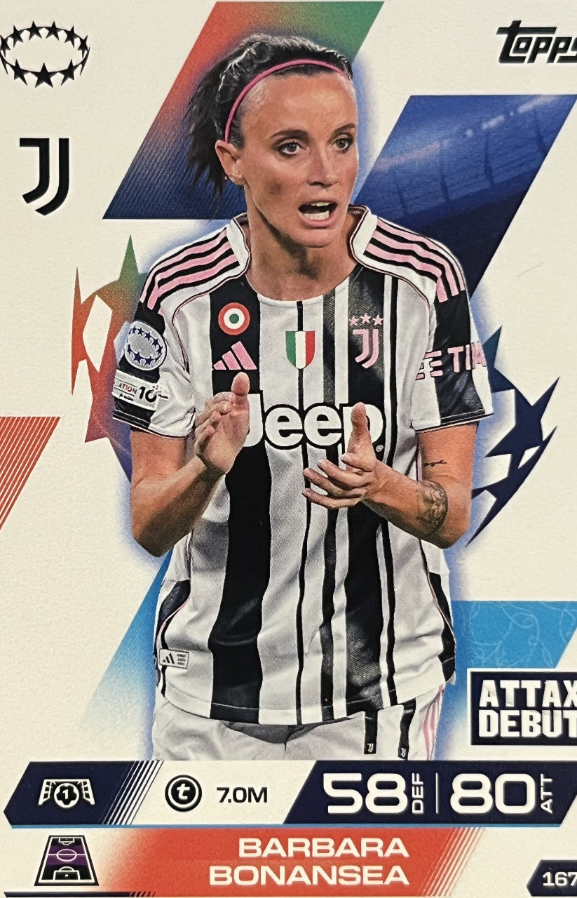 Barbara Bonansea 2026 2026 Topps Match Attax Extra 2026 #167