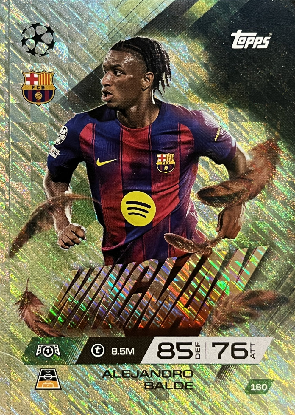 Alejandro Balde 2026 2026 Topps Match Attax Extra 2026 #180