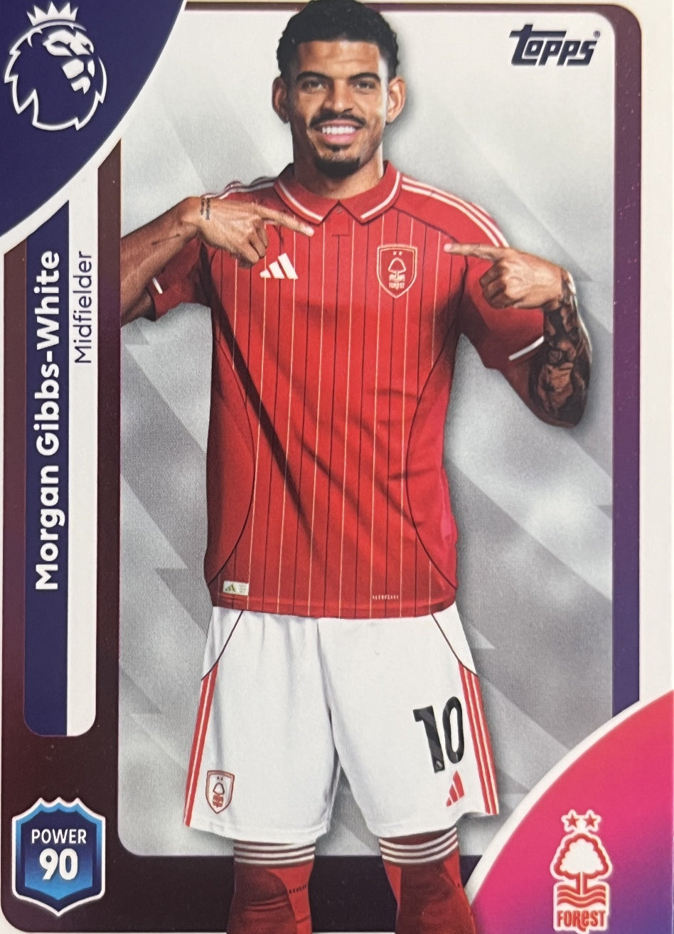 Morgan Gibbs-White 2026 2026 Topps Premier League #245