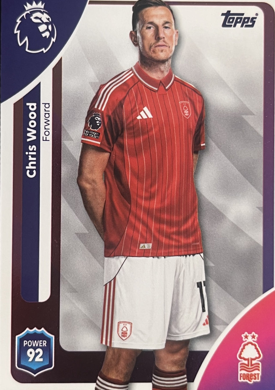 Chris Wood 2026 2026 Topps Premier League #249