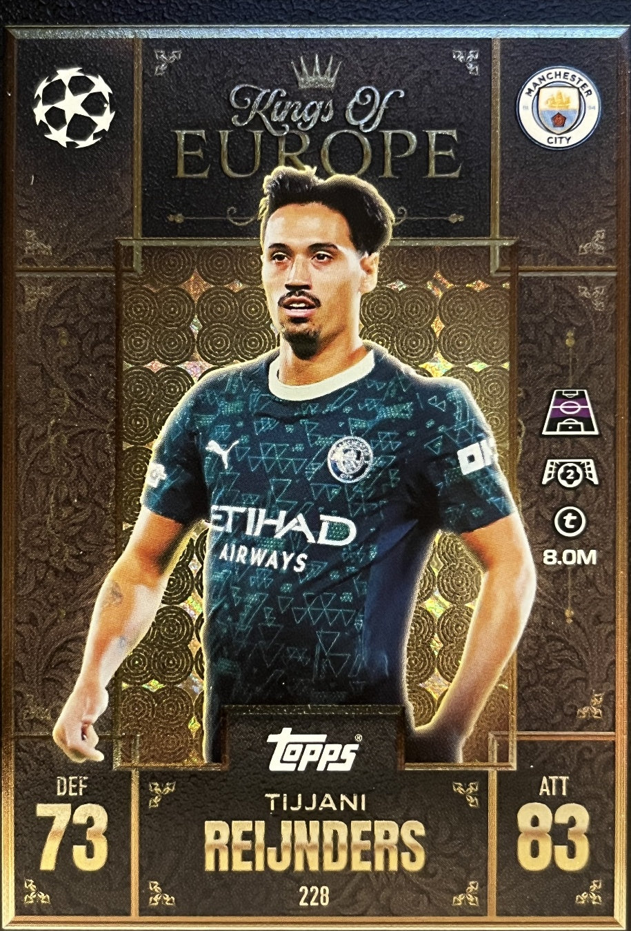 Tijjani Reijnders 2026 2026 Topps Match Attax Extra 2026 #228