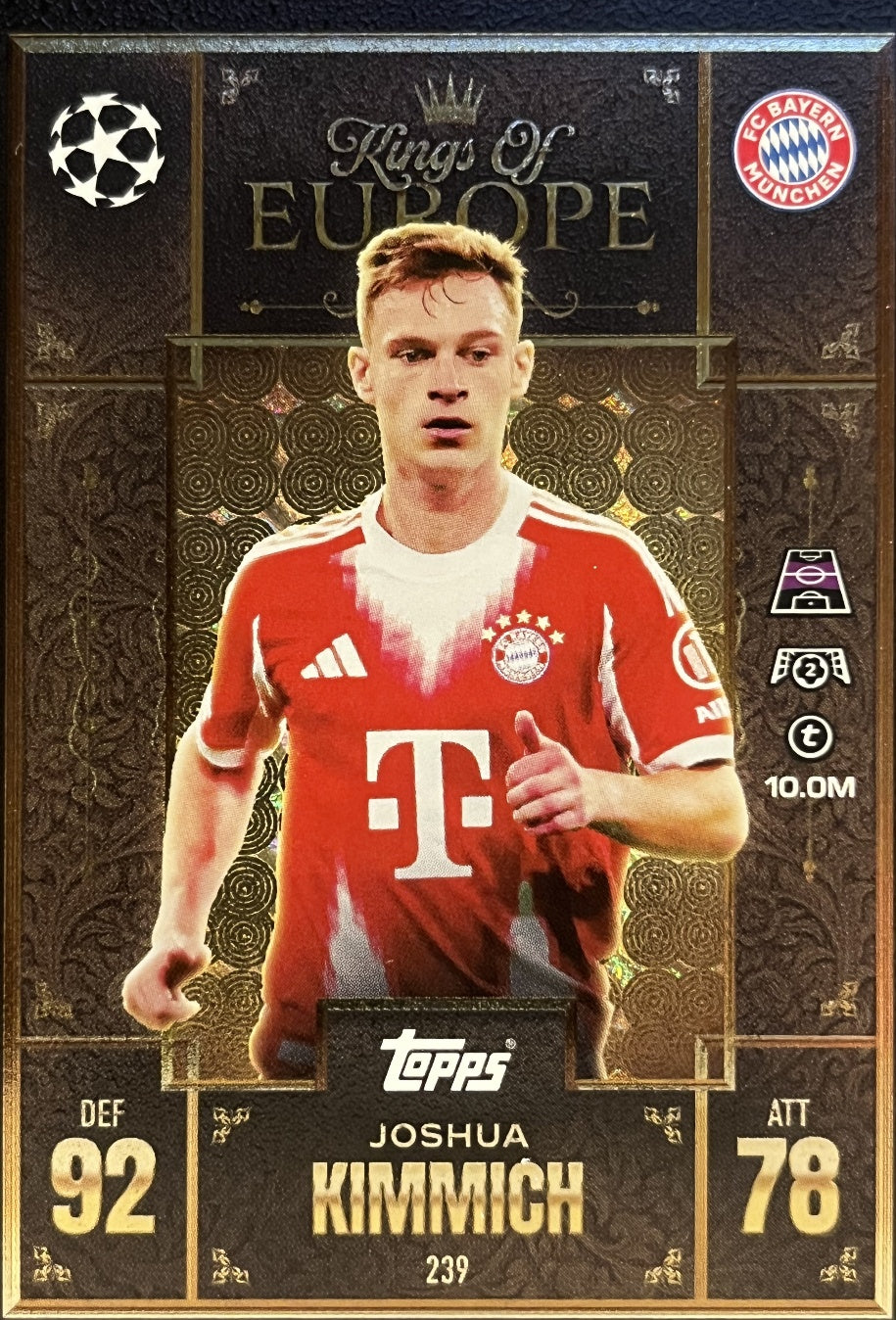 239 Joshua Kimmich Kings of Europe insert — 2026 Topps Match Attax