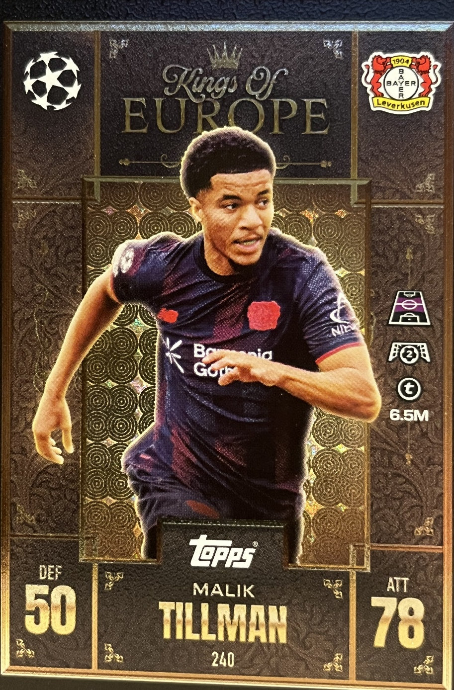 Malik Tillman 2026 2026 Topps Match Attax Extra 2026 #240