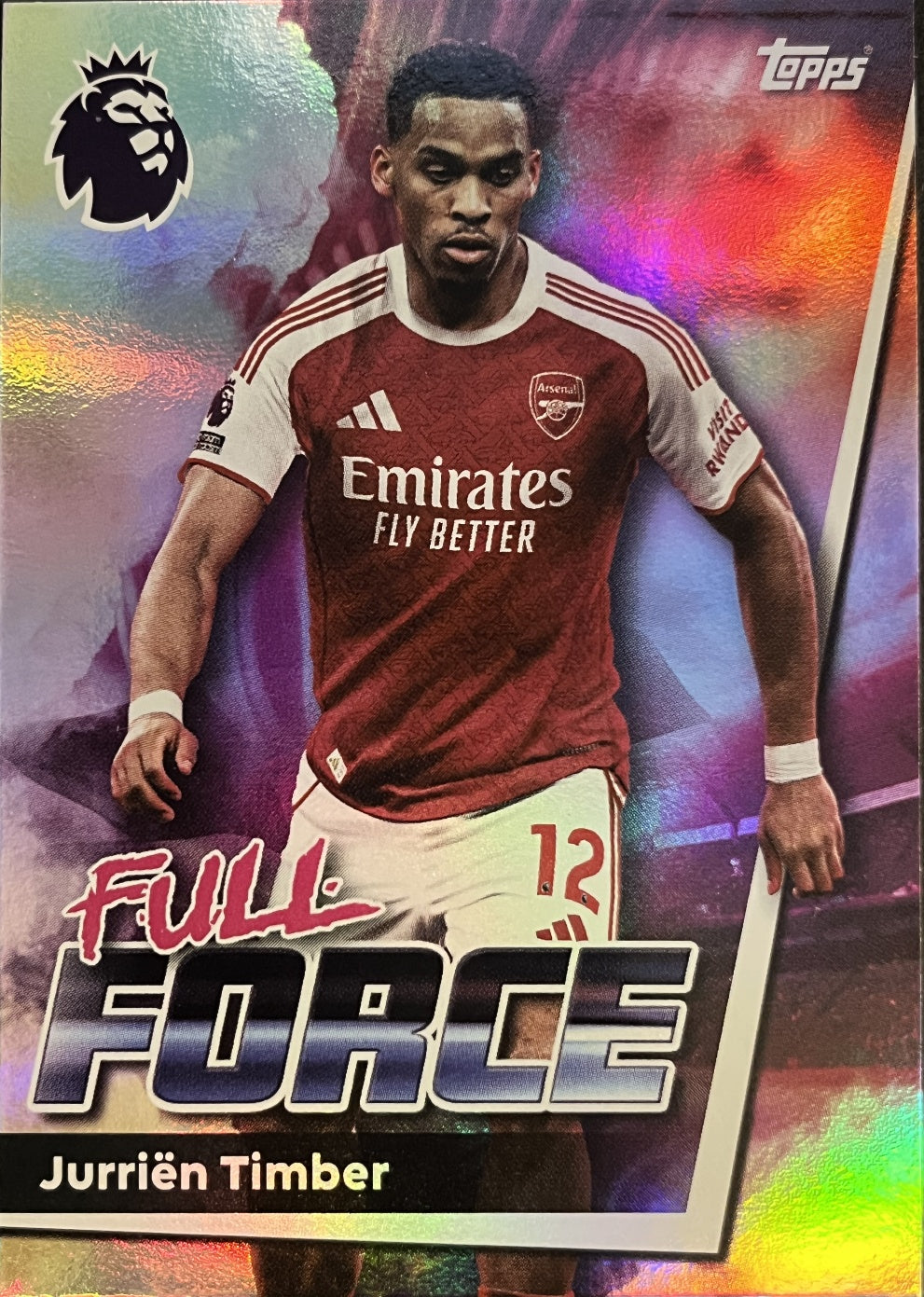 Jurriën Timber 2026 2026 Topps Premier League #17