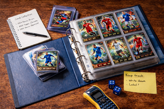 Hvordan holder jeg styr på hvilke kort vi har?