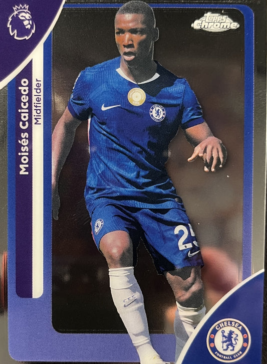 Moisés Caicedo 2026 2026 Topps Premier League Chrome #67