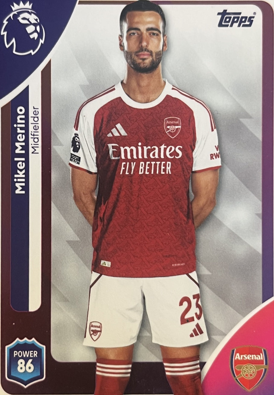 Mikel Merino 2026 2026 Topps Premier League #6