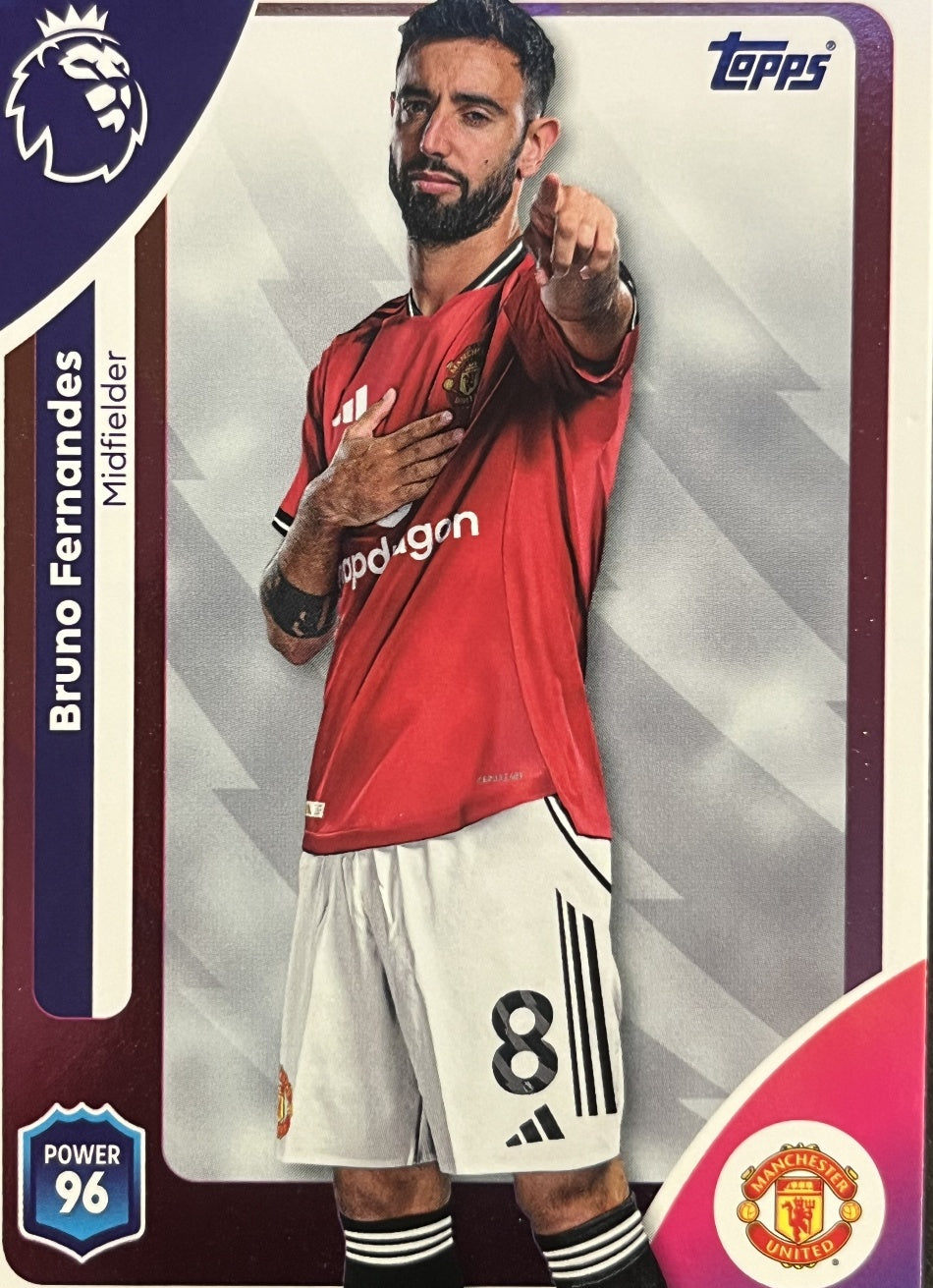 Bruno Fernandes 2026 2026 Topps Premier League #208