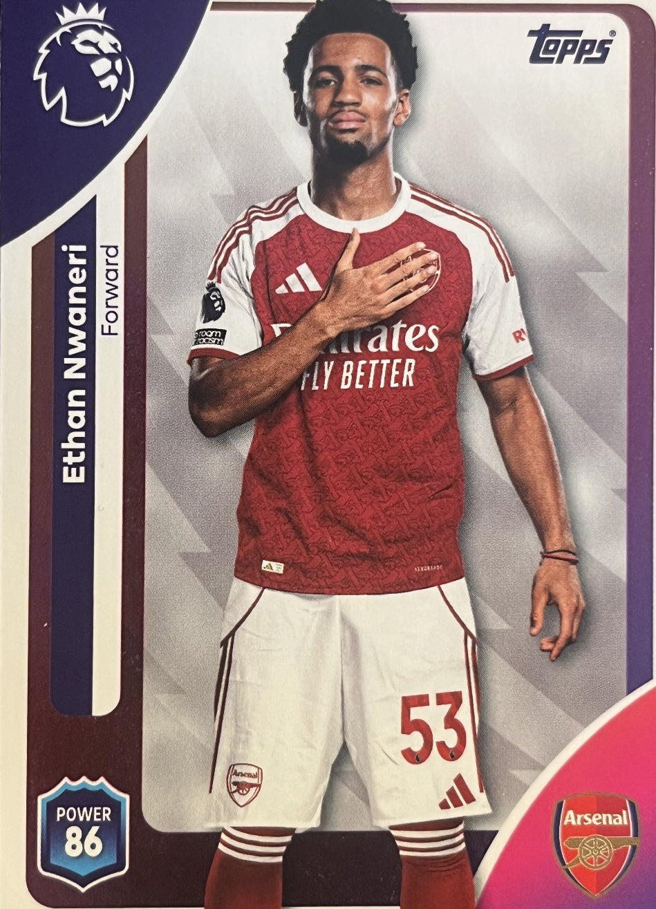 Ethan Nwaneri 2026 2026 Topps Premier League #11
