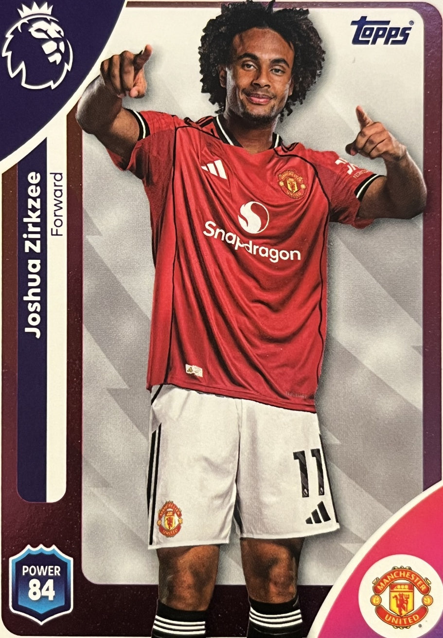 Joshua Zirkzee 2026 2026 Topps Premier League #212