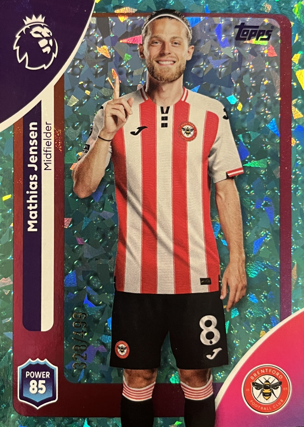 Mathias Jensen 2026 2026 Topps Premier League #61