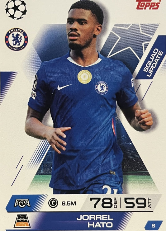 Jorrel Hato 2026 2026 Topps Match Attax Extra 2026 #8