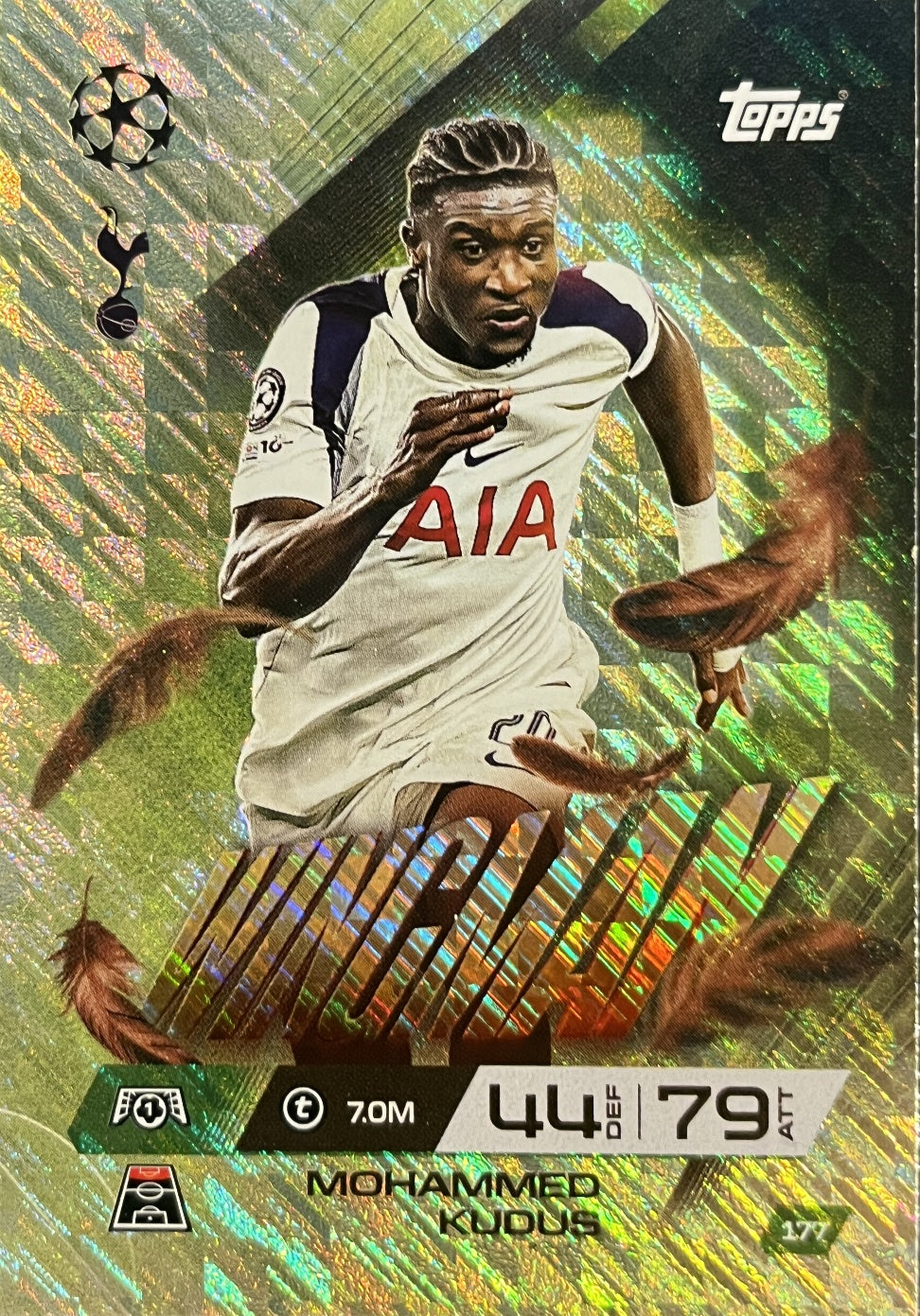 Mohammed Kudus 2026 2026 Topps Match Attax Extra 2026 #177