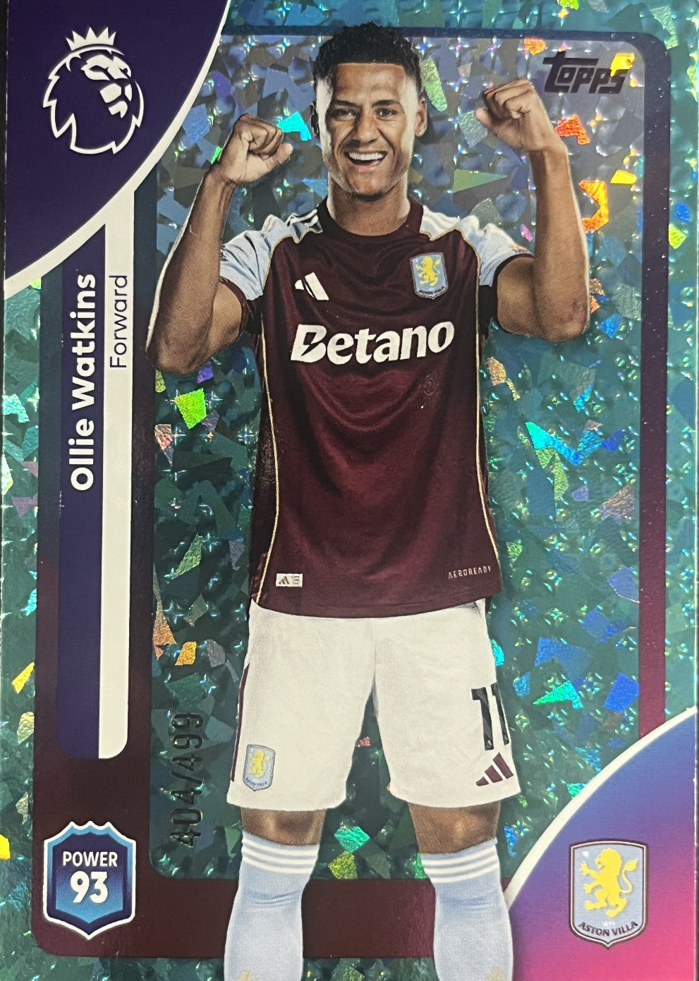 Ollie Watkins 2026 2026 Topps Premier League #33