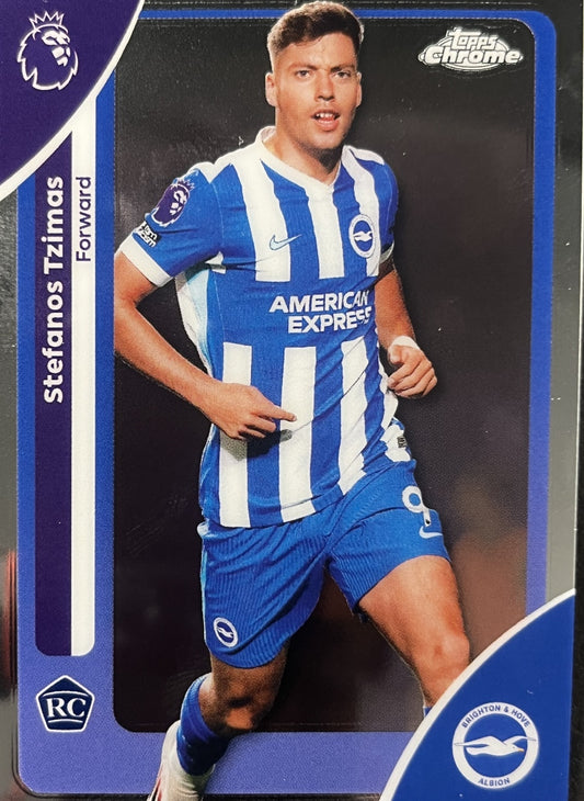 Stefanos Tzimas 2026 2026 Topps Premier League Chrome #42