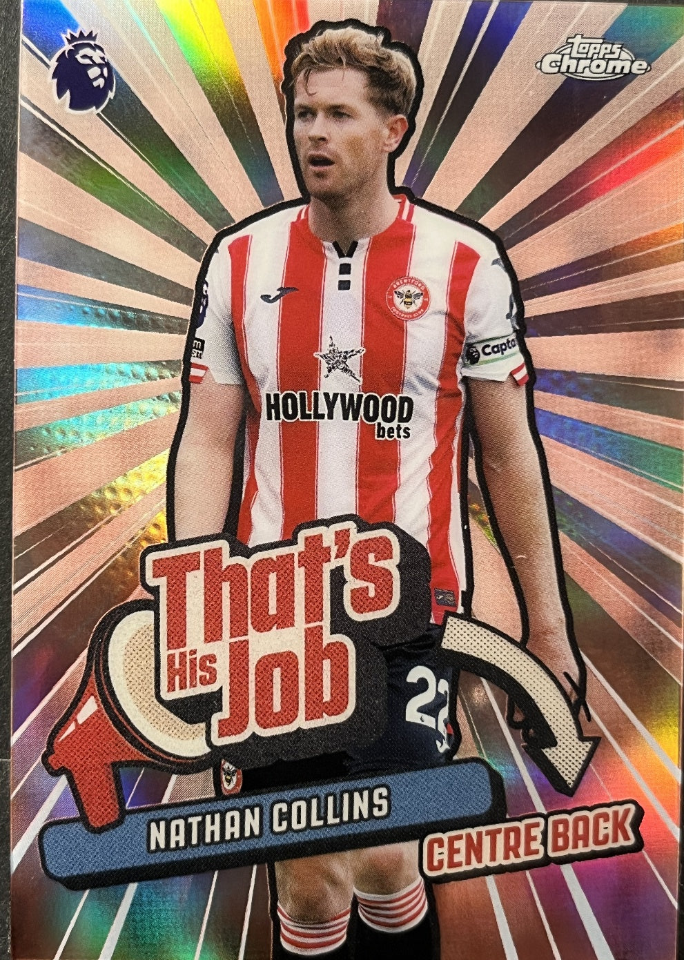 Nathan Collins 2026 2026 Topps Premier League Chrome #THJ-5