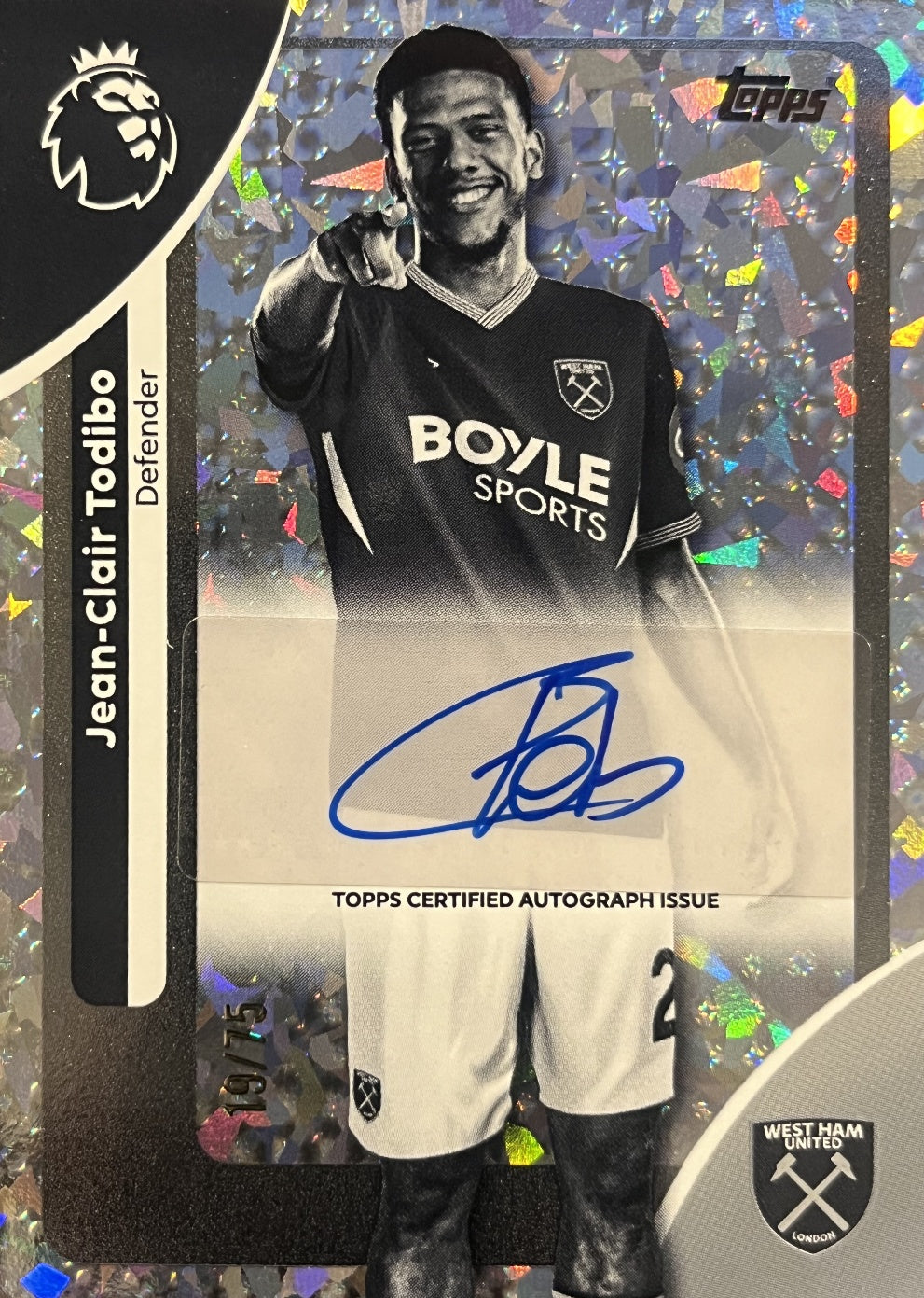 Jean-Clair Todibo 2026 2026 Topps Premier League #273