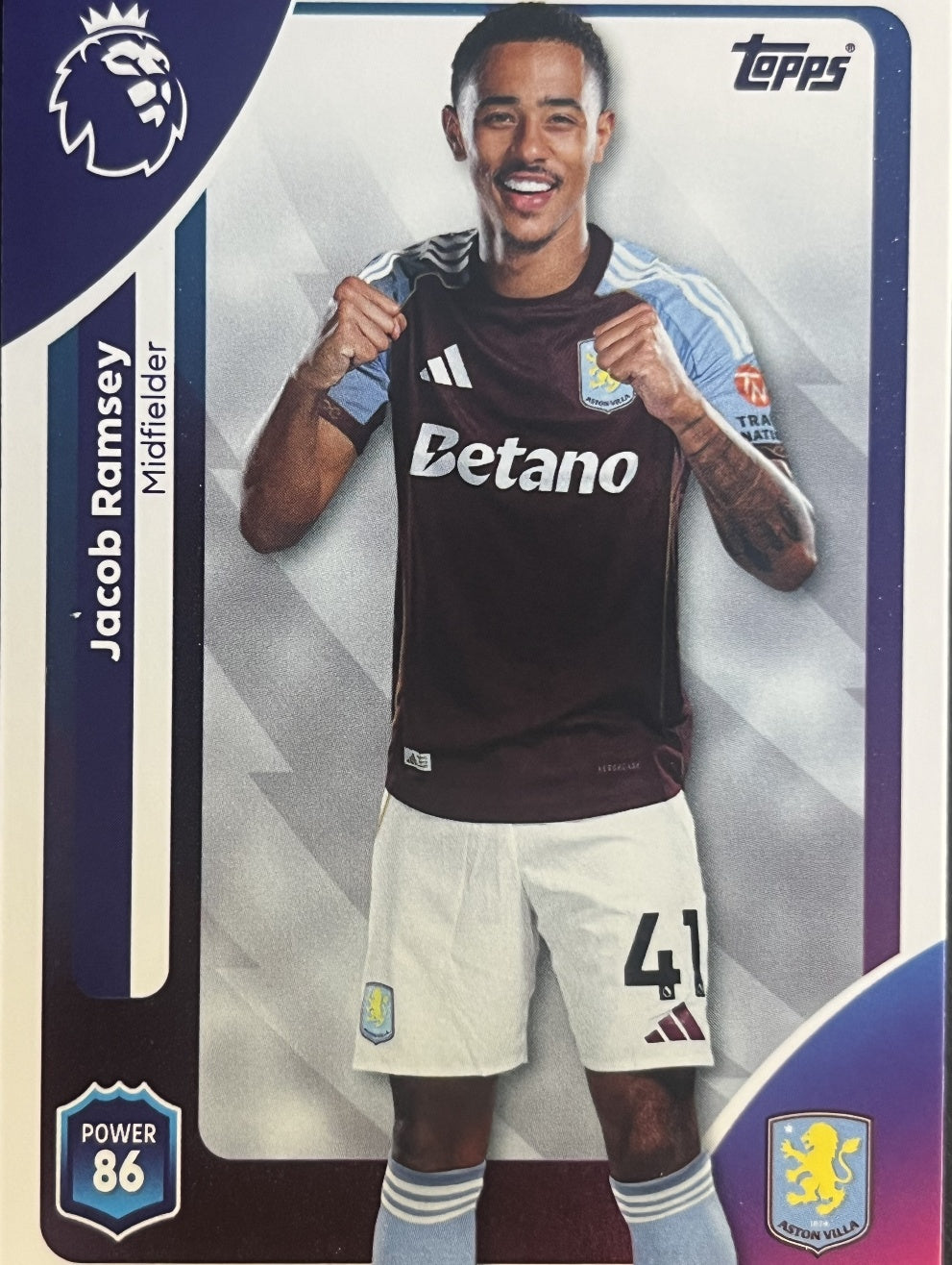 Jacob Ramsey 2026 2026 Topps Premier League #29
