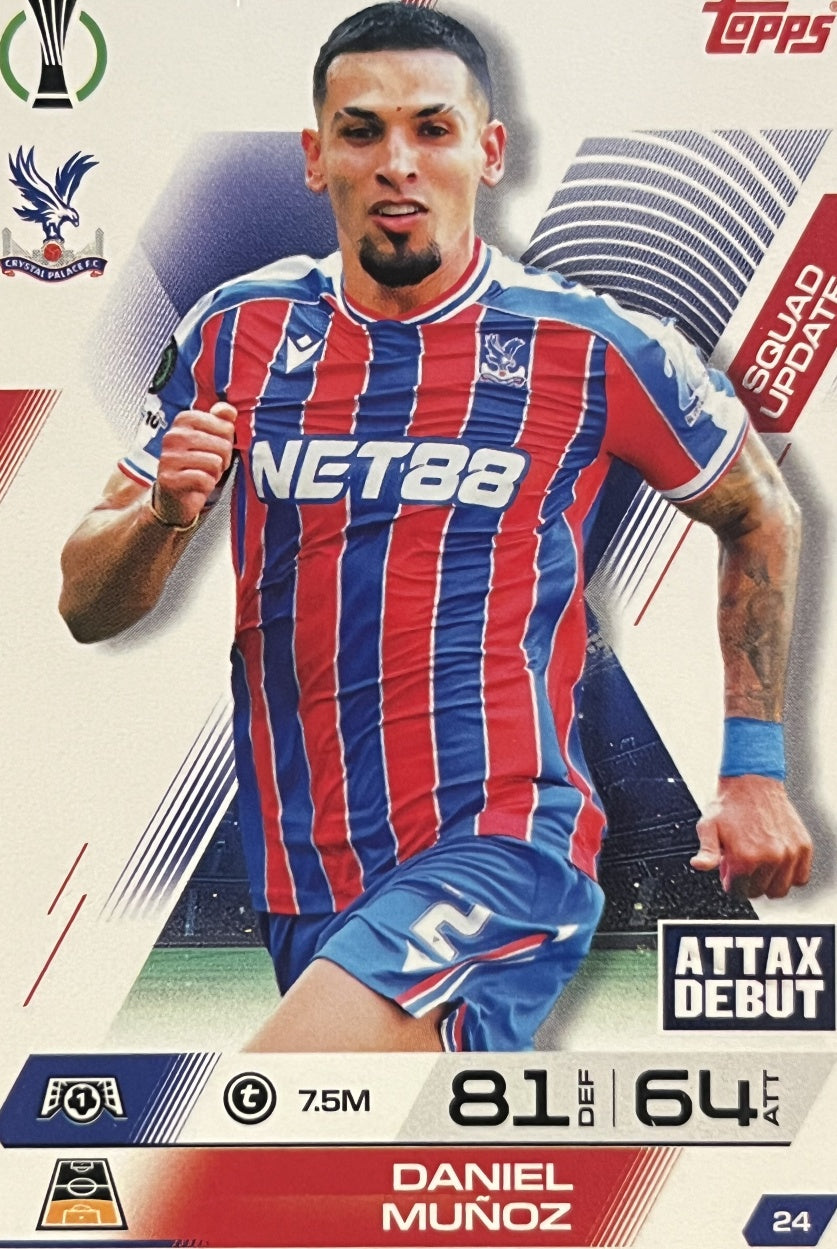 Daniel Munoz 2026 2026 Topps Match Attax Extra 2026 #24