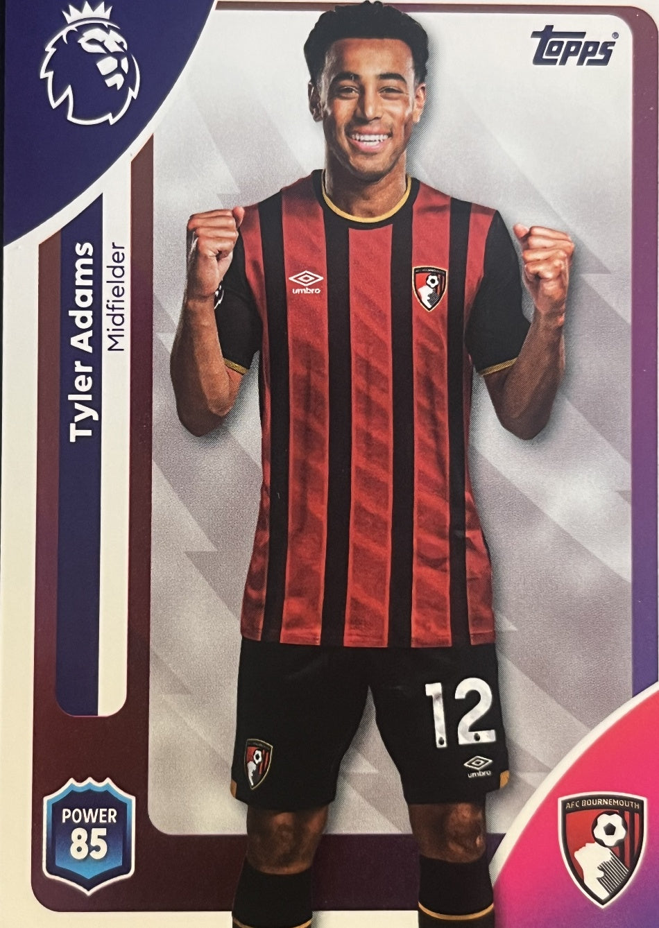 Tyler Adams 2026 2026 Topps Premier League #43