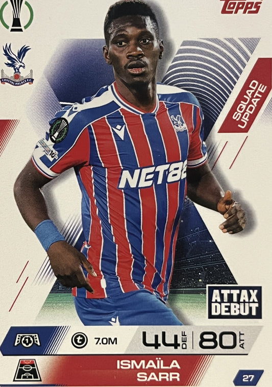 Ismaila Sarr 2026 2026 Topps Match Attax Extra 2026 #27