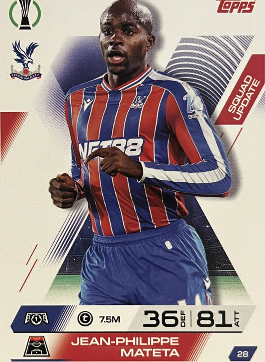 Jean-Phillippe Mateta 2026 2026 Topps Match Attax Extra 2026 #28