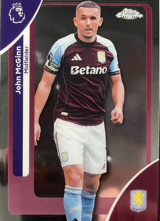 John McGinn 2026 2026 Topps Premier League Chrome #26