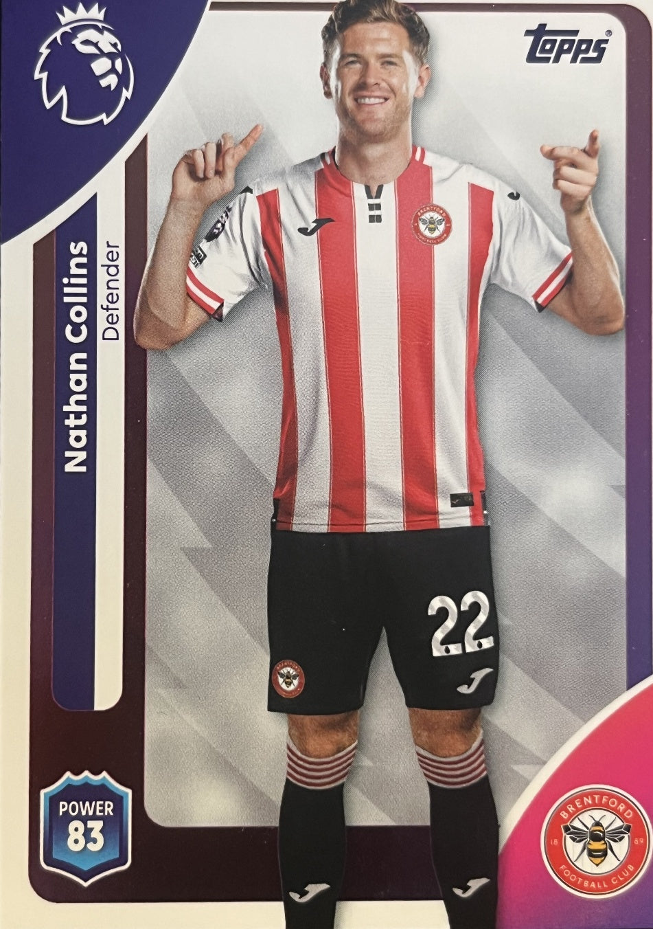 Nathan Collins 2026 2026 Topps Premier League #57