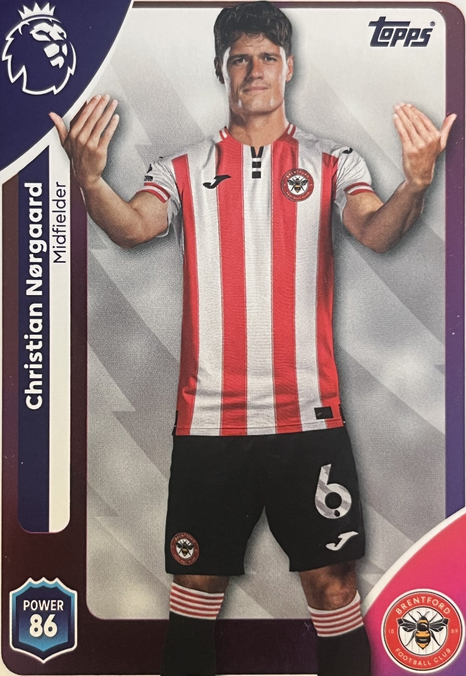 Christian Nørgaard 2026 2026 Topps Premier League #60
