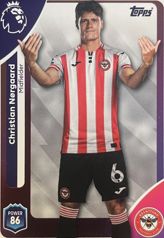 Christian Nørgaard 2026 2026 Topps Premier League #60