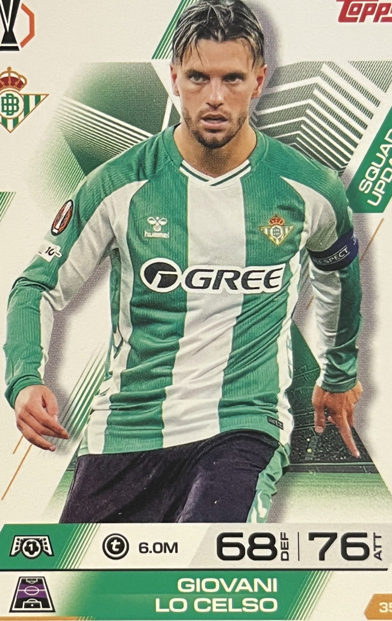 Giovani Lo Celso 2026 2026 Topps Match Attax Extra 2026 #35