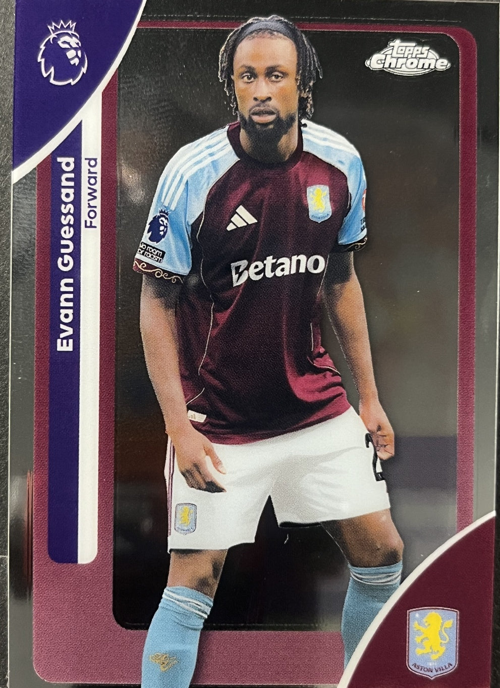 Evann Guessand 2026 2026 Topps Premier League Chrome #28