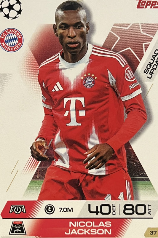 Nicolas Jackson 2026 2026 Topps Match Attax Extra 2026 #37